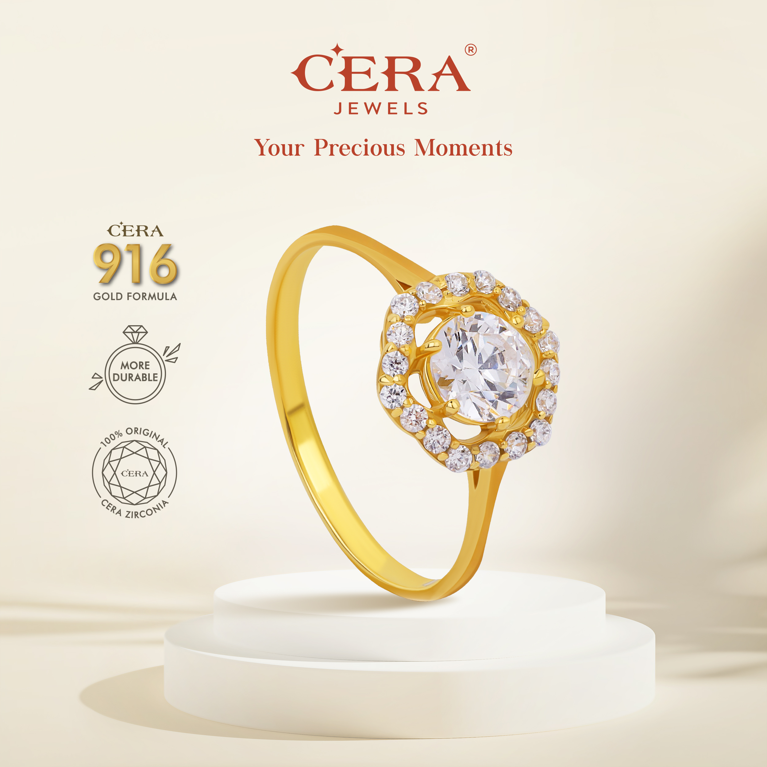 Hexagonal Ring CR9024-F
