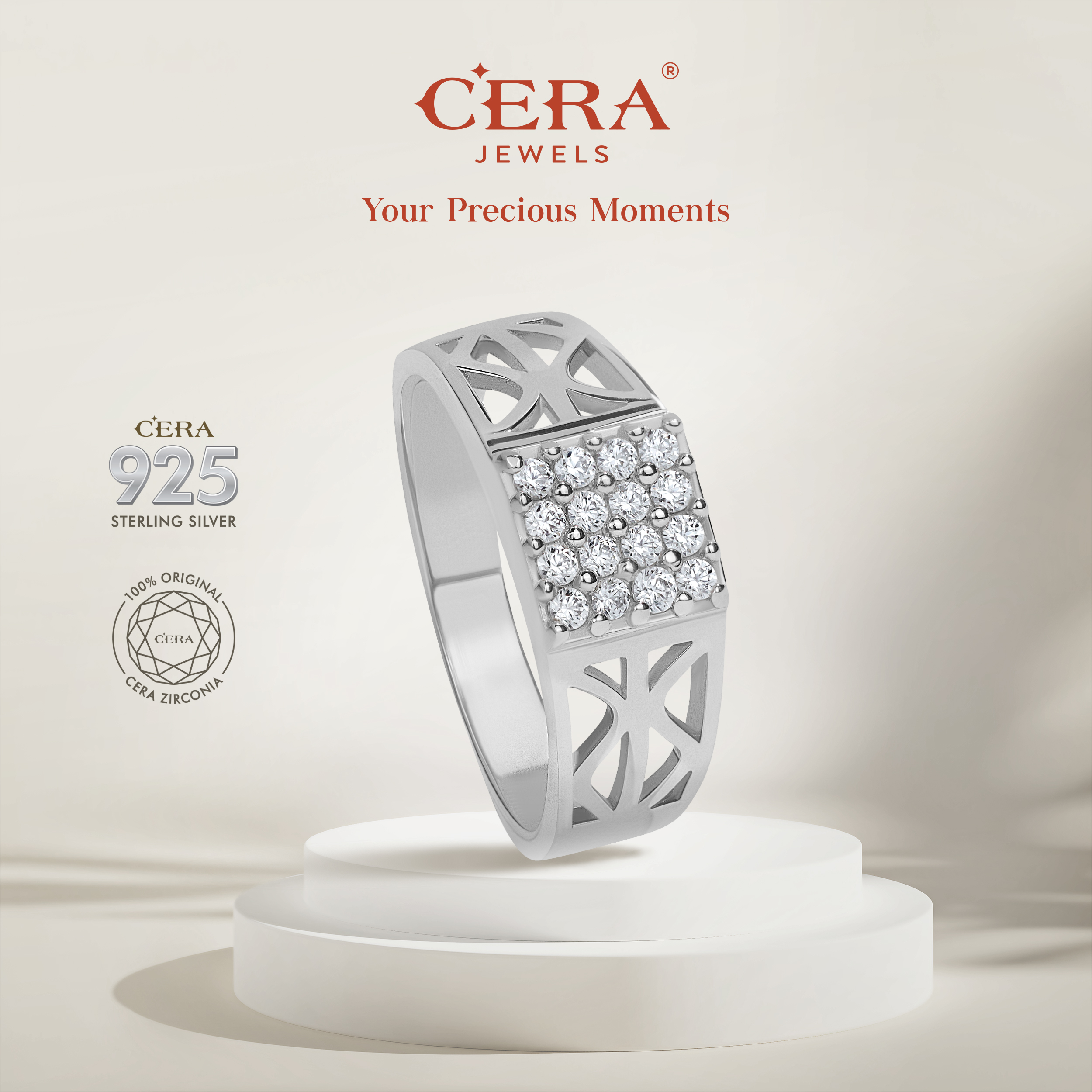 Perkasa Silver Gent Ring CG1021-A