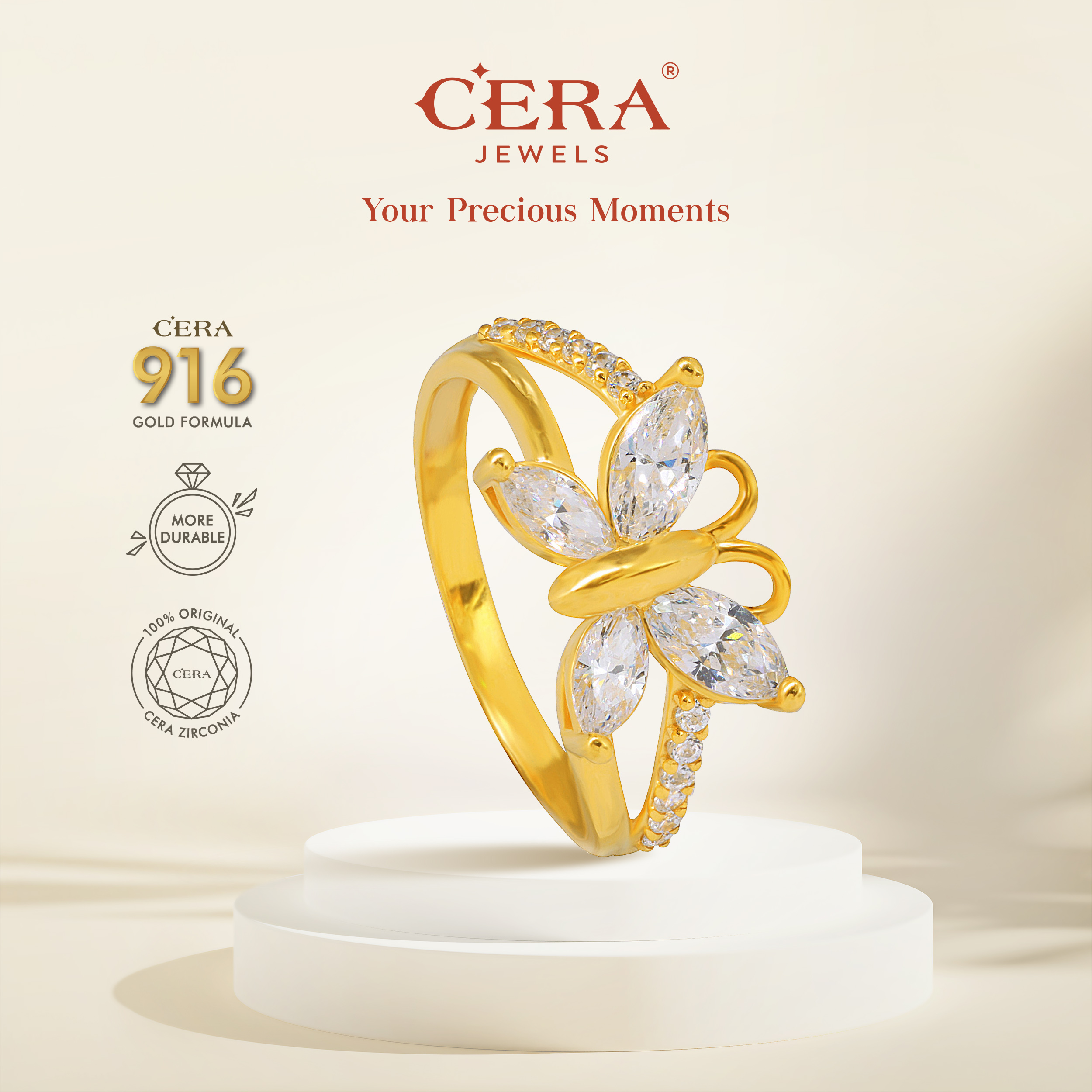 Butterfly Ring S9052