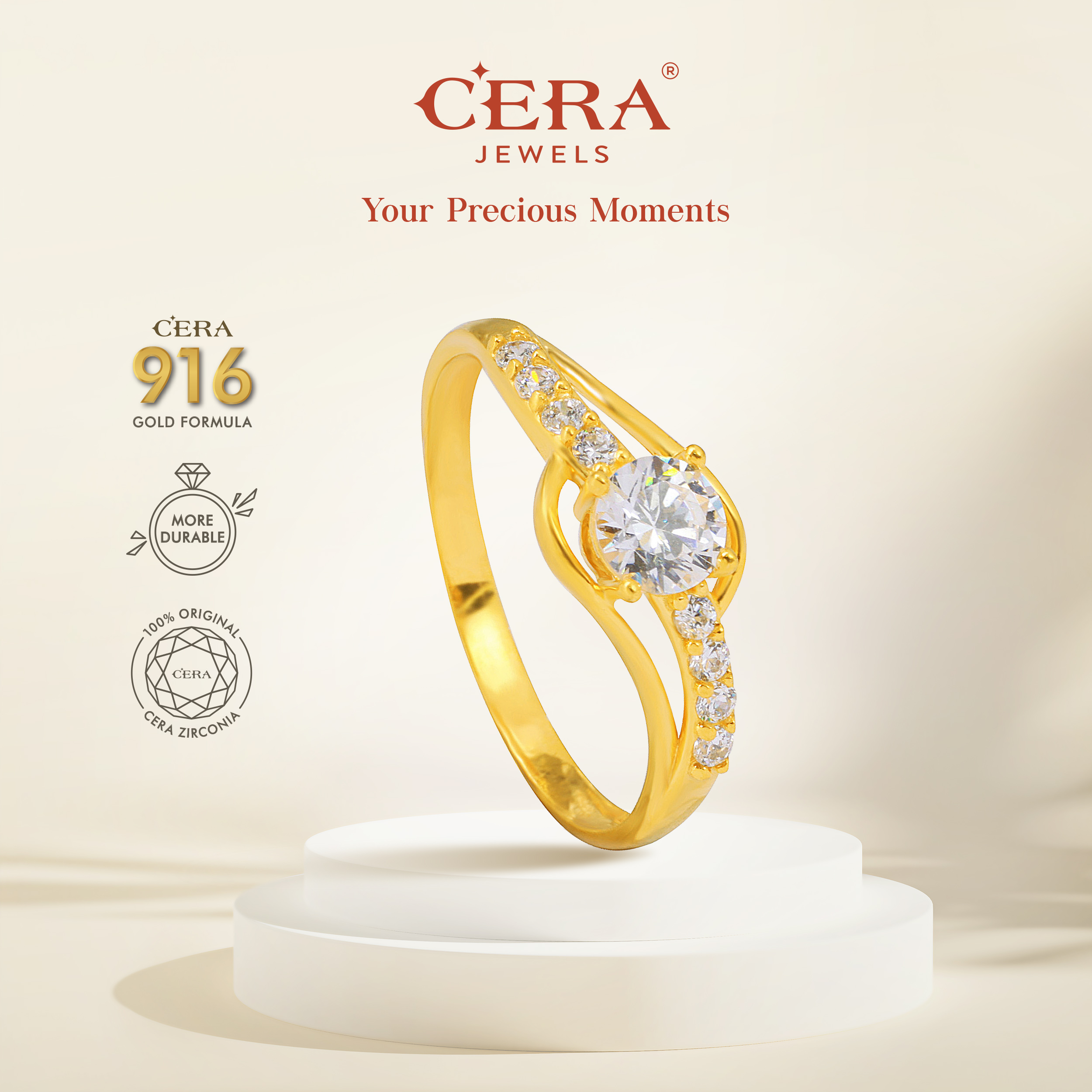 Solar Charm Ring S9025