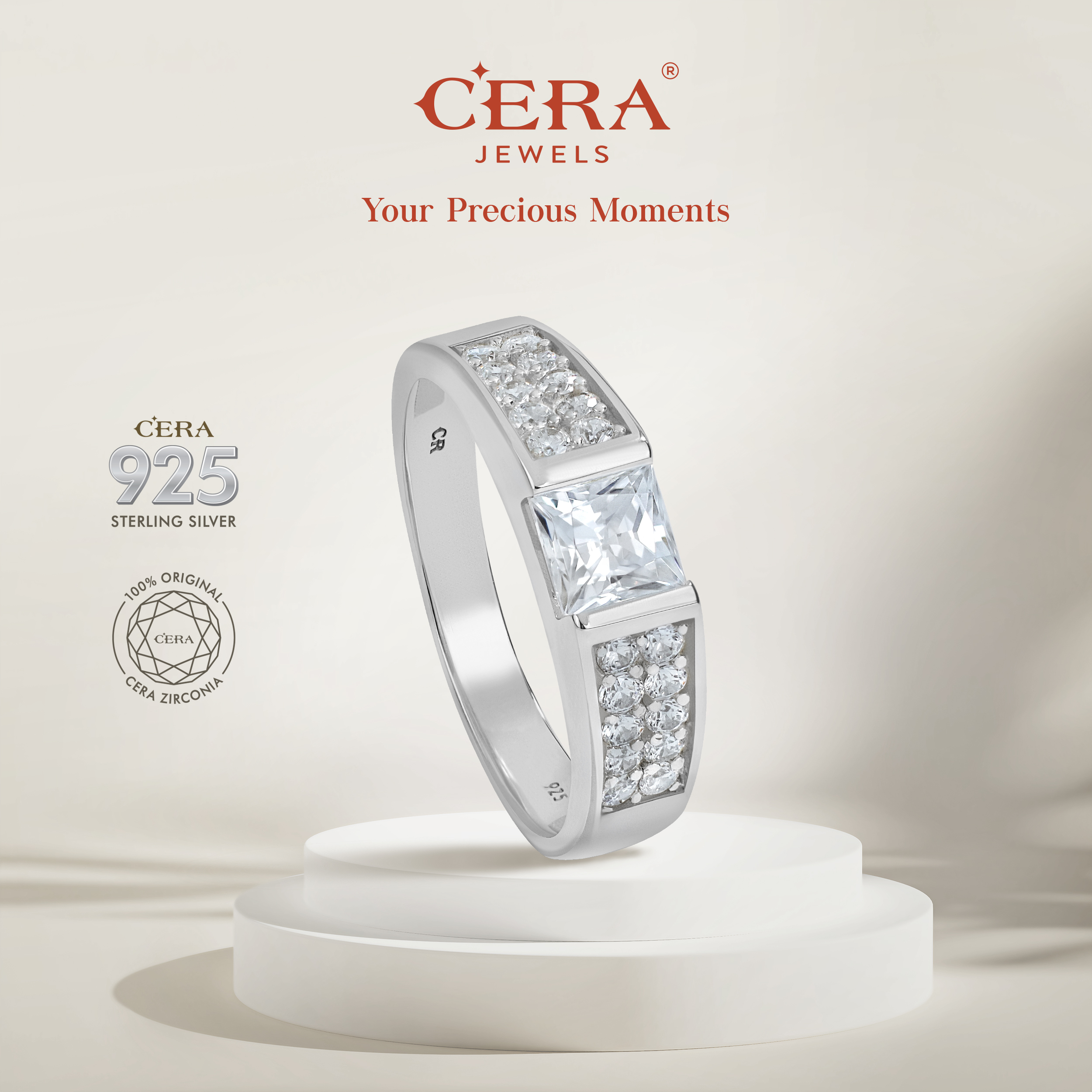 The Armour Silver Gent Ring CG1010-A