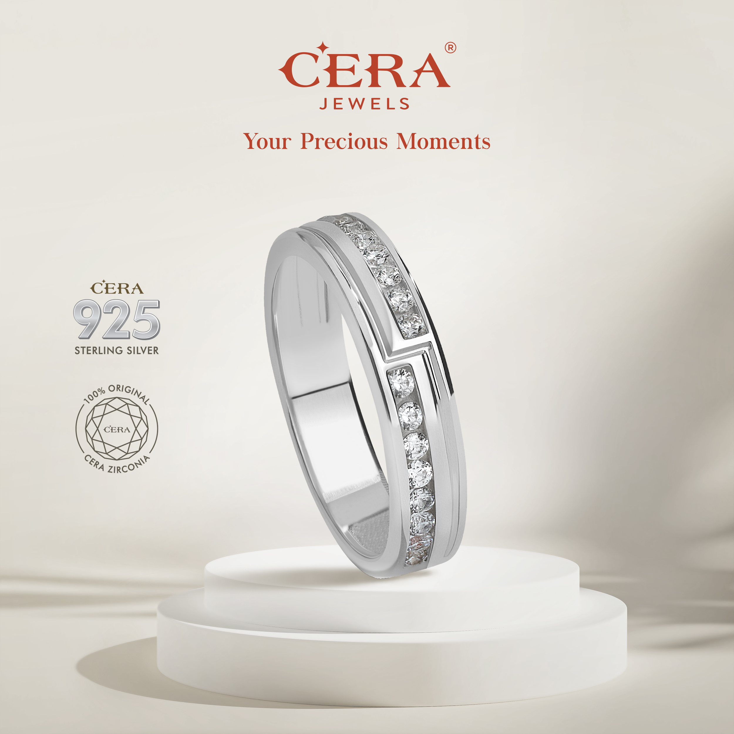 Nora Silver Gent Ring CG1007-A