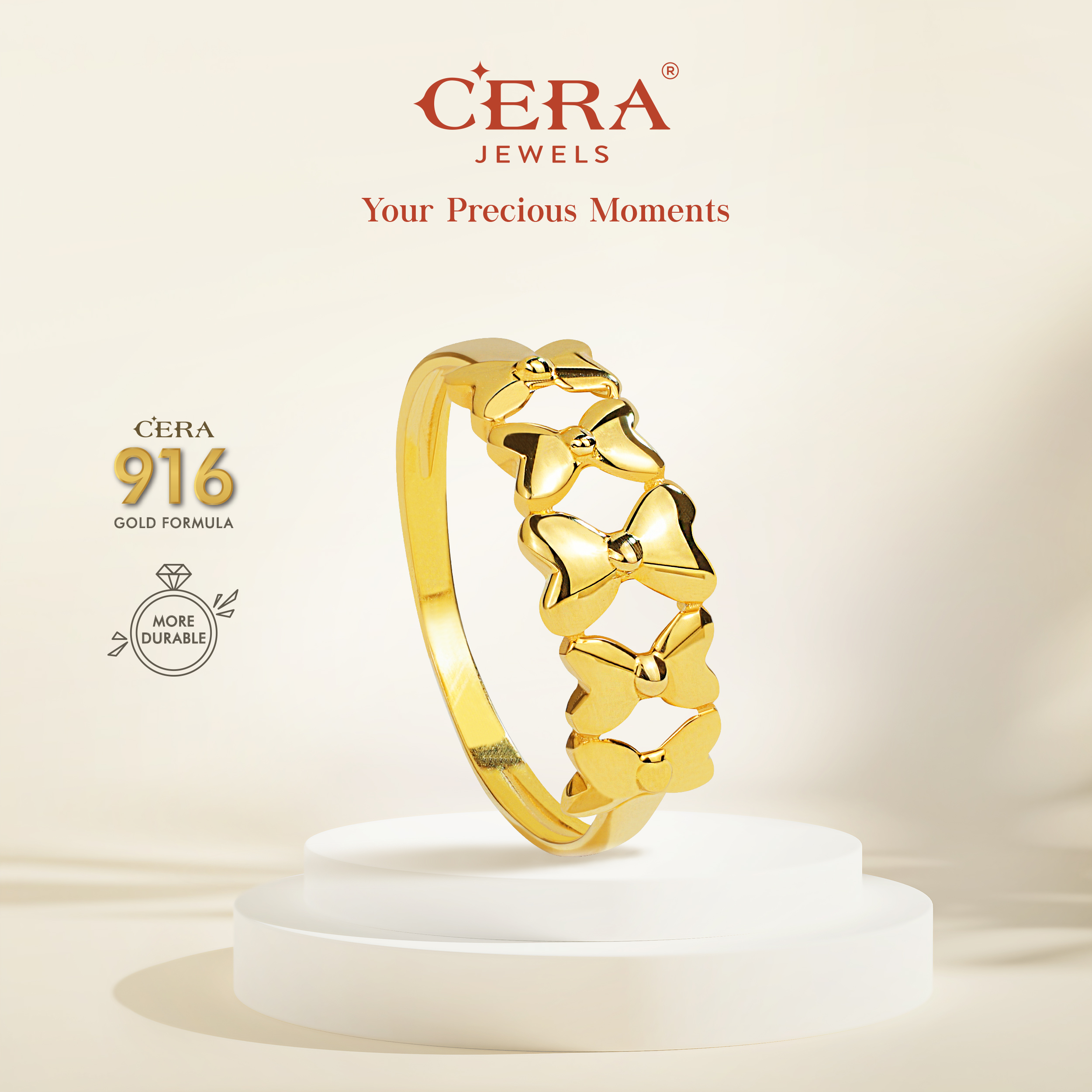 Suri 916 Gold Ring GR9033-A