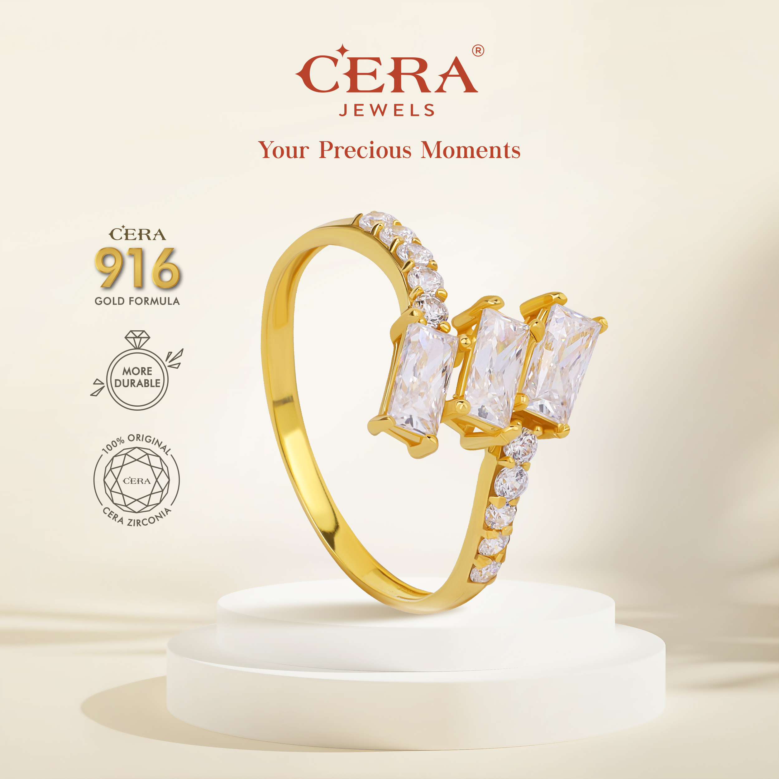 Elegant Aurora Ring BR9020-K