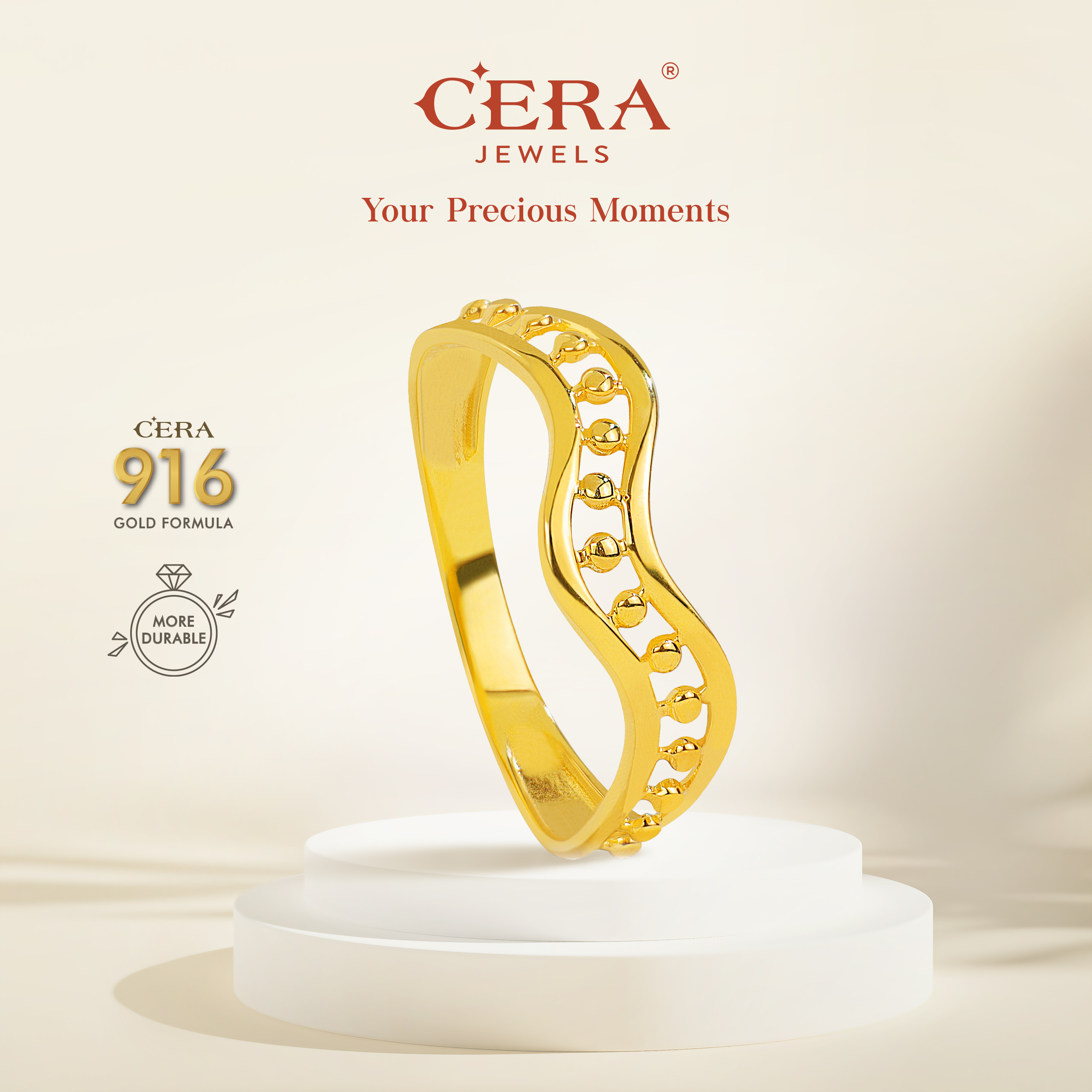 Eternal 916 Gold Ring GR9029-K