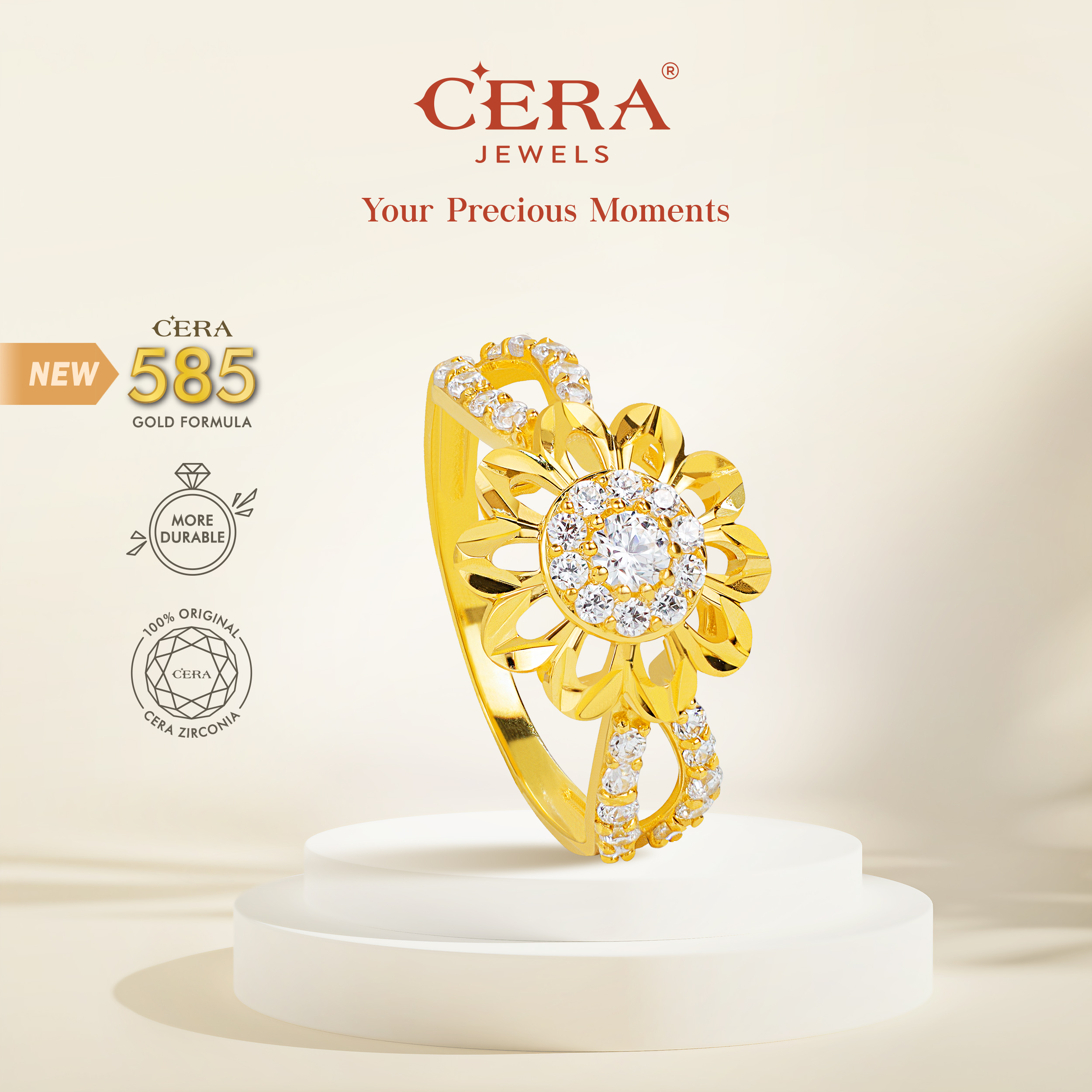 Sunflower Ring CR5128