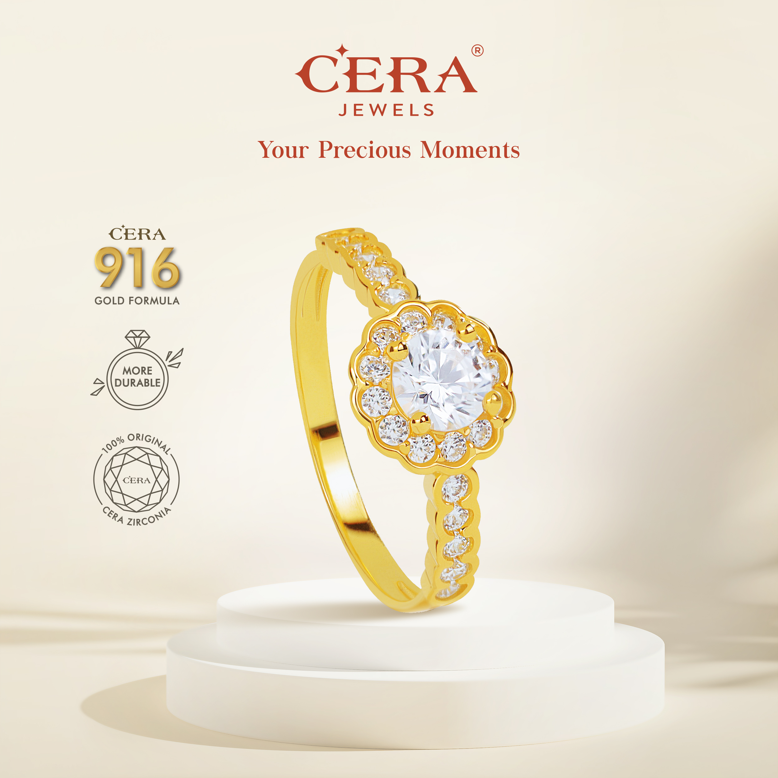 CERA 916 Marisa Ring CR9163-F